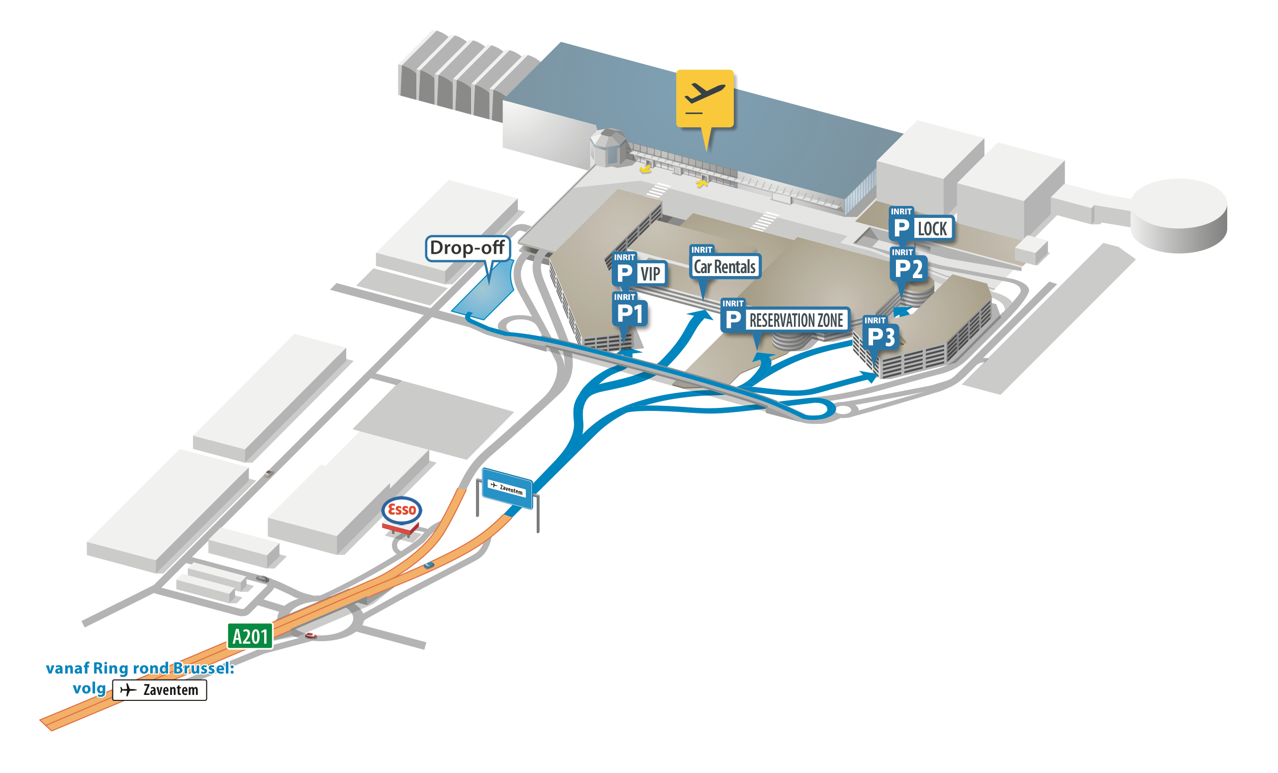 Park And Ride Brussels Airport www.brusselsairport.nl