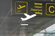 Vertrek en aankomst vluchten