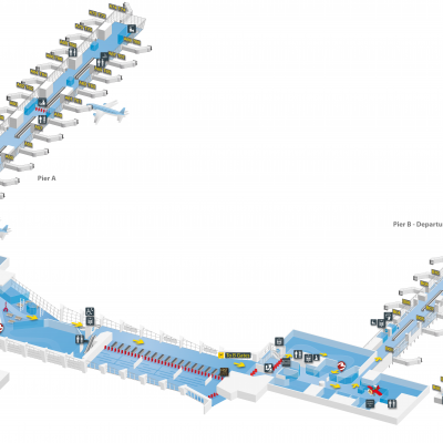 Route Gates A (A/T gates)